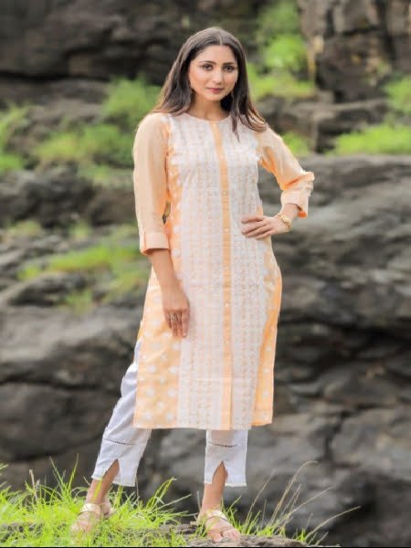 Buy Satrani White Kurta Pant Set With Dupatta for Women Online @ Tata CLiQ